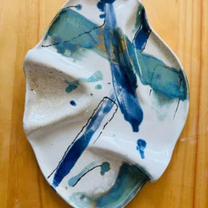 Canvas Abstract Platter