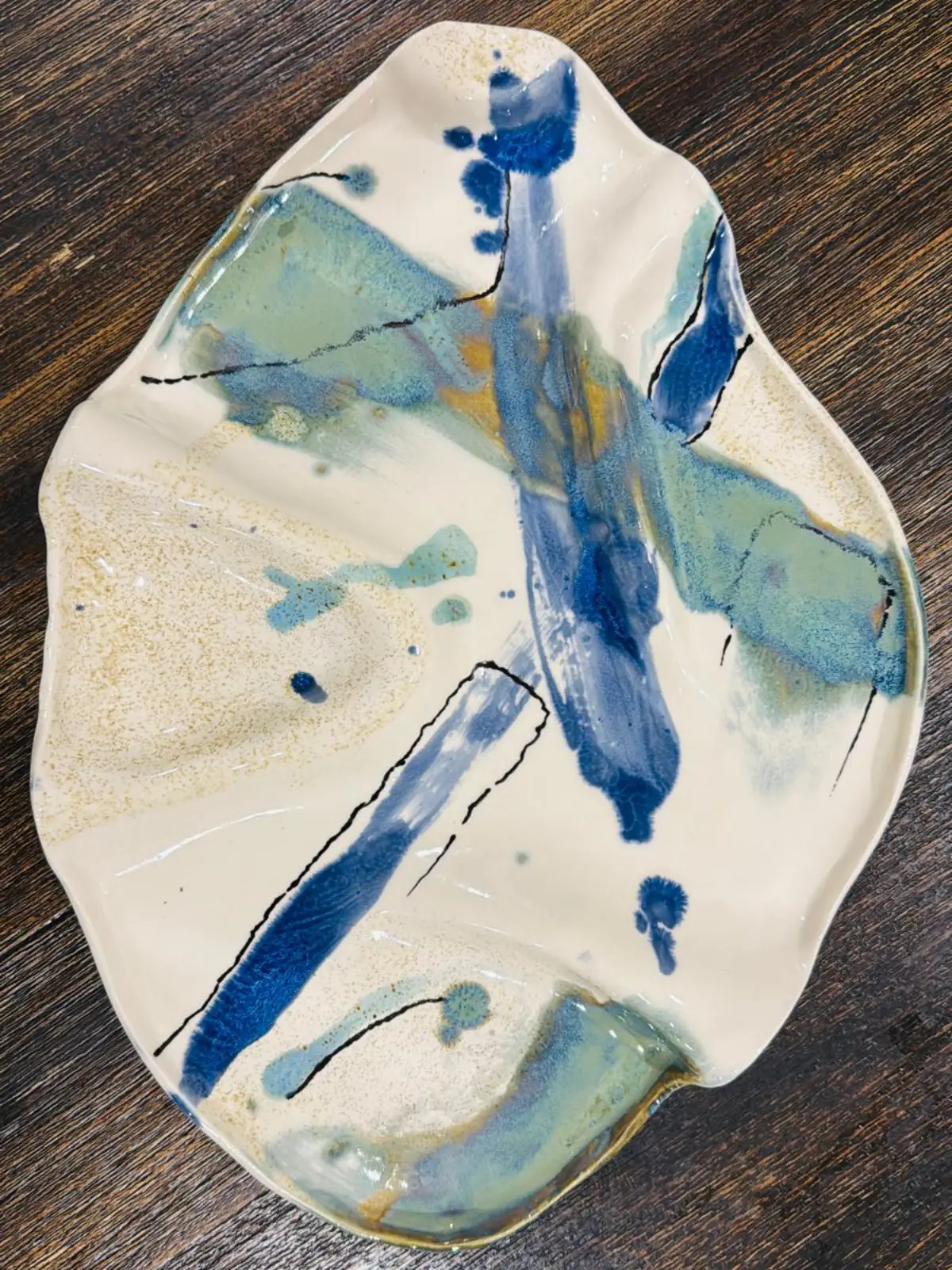 Canvas Abstract Platter - Image 3